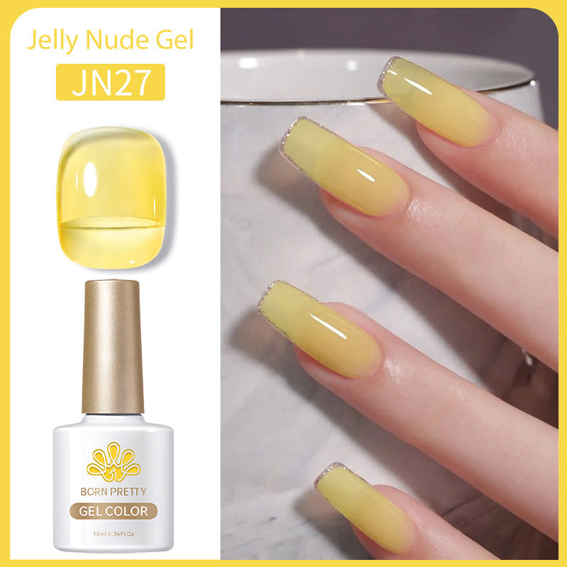Nail Polish Transparent Color UV Polish Jelly Phototherapy Plastic