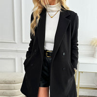 Fashion Tailored Collar Slim-fit Women's Trench Coat