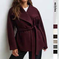Autumn And Winter High-grade Mid-length Thick Woolen Coat