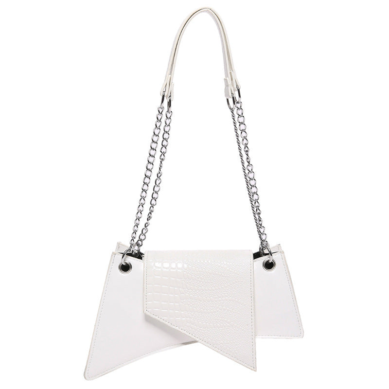 Leather Glossy Stone Pattern Pouch