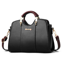 Women Zipper PU Shoulder Bag
