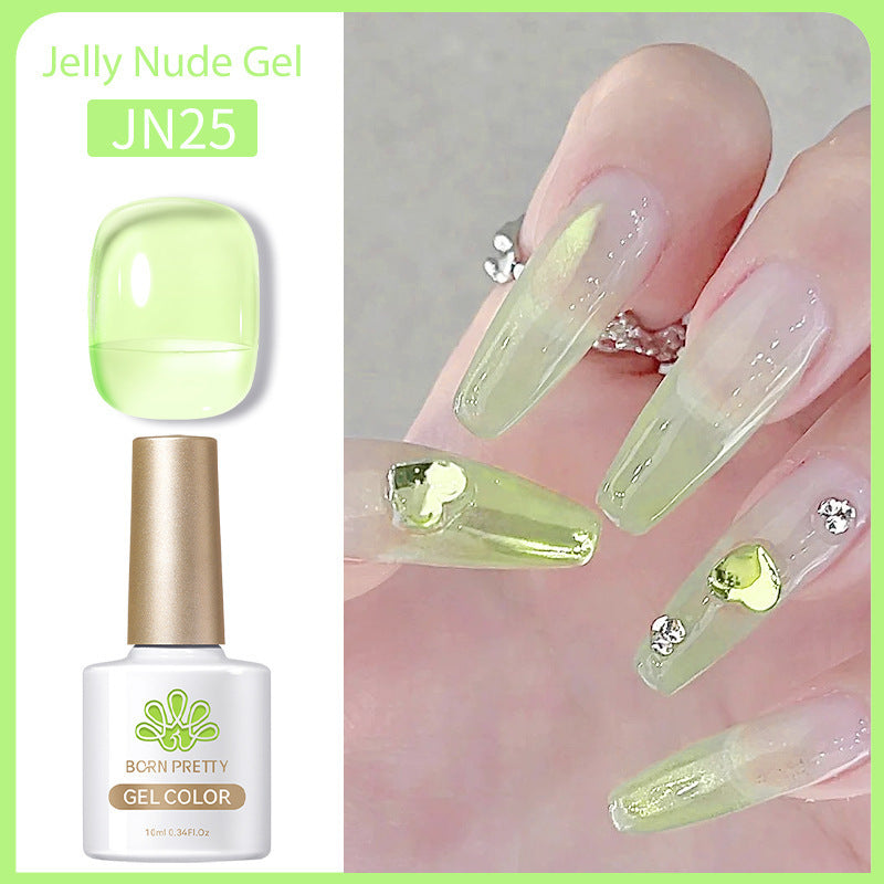Nail Polish Transparent Color UV Polish Jelly Phototherapy Plastic