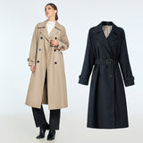 Trench Autumn And Winter Women's Mid-length High-grade Sense Petite Coats