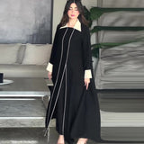 Women's Retro Biker's Mid-length Coat