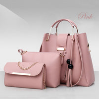 Handbags PU Leather Metal Tassel Bags