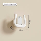 Bathroom Slipper Rack Storage Rack Wall-mounted Punch-free Thickened