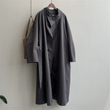 Women's Stand Collar Mid-length Trench Coat