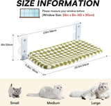 Pet Cat Glass Balcony Hammock Nest