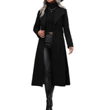 Women's Minimalist Basic Belt King-size Coat