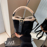 Women Casual Retro Plush Handbags