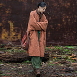 Vertical Plaid Women's Cotton-padded Robe