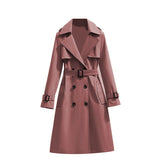Mid-length Temperament Casual Trench Coat