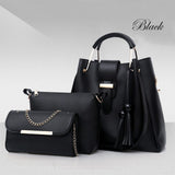 Handbags PU Leather Metal Tassel Bags