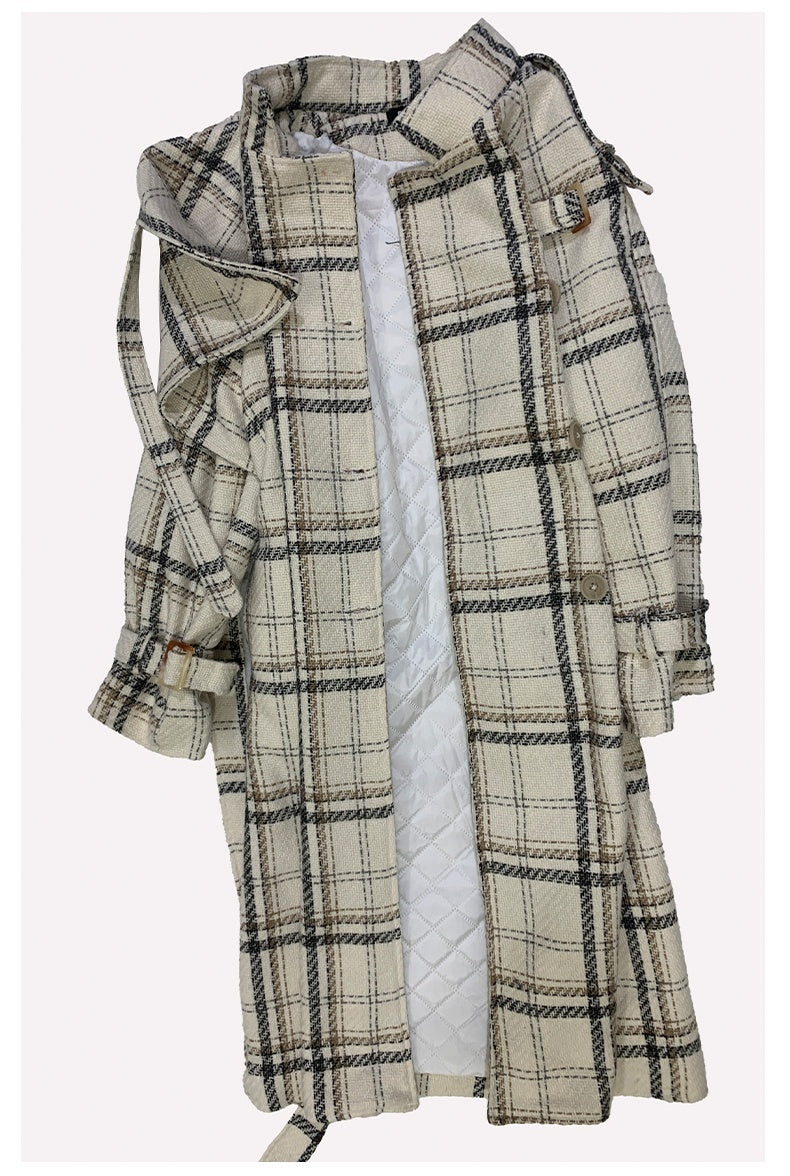 High Sense Autumn And Winter Woolen Coat Female Long Thickened