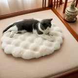 Warm Sleep Round Plush Pet Pad