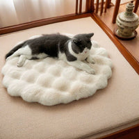 Warm Sleep Round Plush Pet Pad