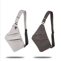 One Shoulder Canvas Chest Bags