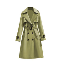 Mid-length Temperament Casual Trench Coat