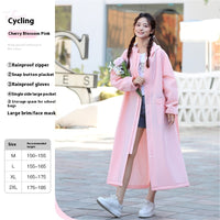 Raincoat Female Electric Battery Motorcycle Outerwear Single
