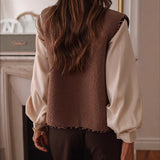 Ladies' Women's Lamb Wool Vest Fur Vest