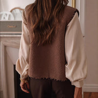 Ladies' Women's Lamb Wool Vest Fur Vest