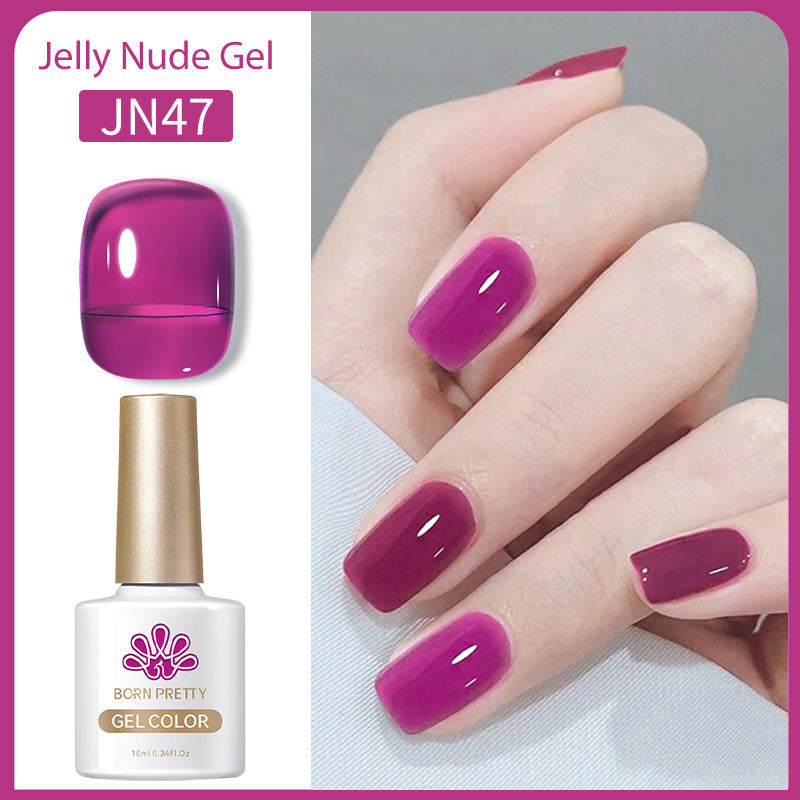 Nail Polish Transparent Color UV Polish Jelly Phototherapy Plastic