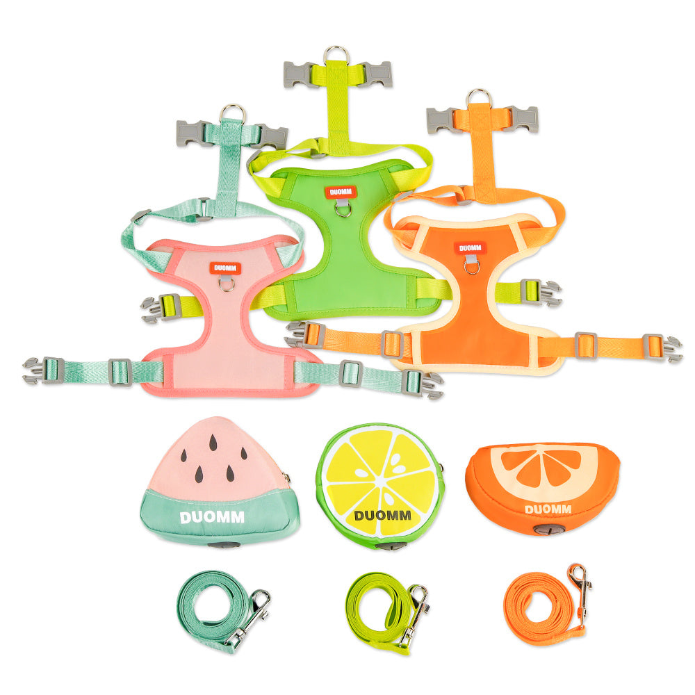 Anti Slip Soft Breathable Pet Chest Strap With Backpack