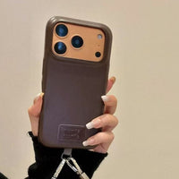 Pure Bottom Leather Pattern Phone Case