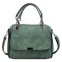Large Capacity Matcha Green PU Totes Bag