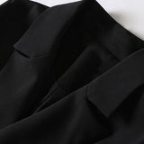 Autumn New Plus Size Women's Long Suit Trench Coat