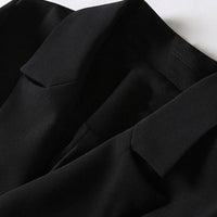 Autumn New Plus Size Women's Long Suit Trench Coat