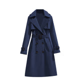 Mid-length Temperament Casual Trench Coat