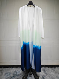 Muslim Clothing Coat Tie-dyed Cloak