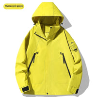 Single-layer Outdoor Shell Jacket Thin Windproof Waterproof Mountaineering Suit
