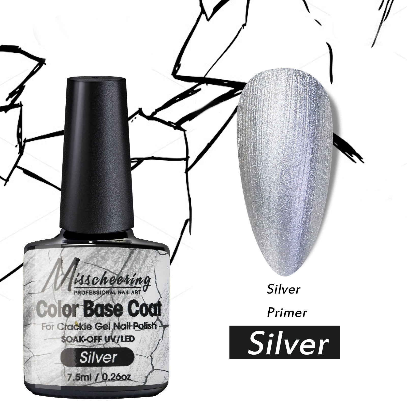 Nail Crack Glue Cracked Marble Gel Nail Polish