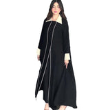 Women's Retro Biker's Mid-length Coat