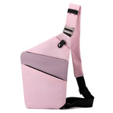 One Shoulder Canvas Chest Bags