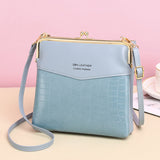 Alligator Pattern Crossbody Lock Phone Bag