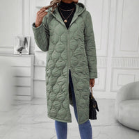Zipper Hooded Thickened Jacket Cotton Clothes Women's Clothes