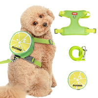 Anti Slip Soft Breathable Pet Chest Strap With Backpack