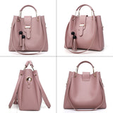 Handbags PU Leather Metal Tassel Bags