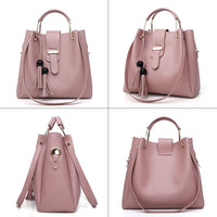 Handbags PU Leather Metal Tassel Bags