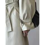 Temperament Commute Trench Coat For Women Autumn