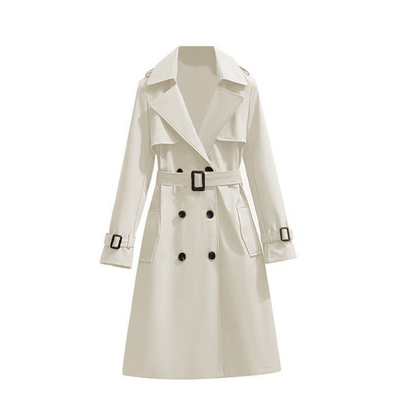 Mid-length Temperament Casual Trench Coat