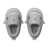 Waterproof Gradient Shark Cotton Slipper