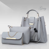 Handbags PU Leather Metal Tassel Bags