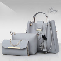 Handbags PU Leather Metal Tassel Bags