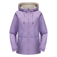 New Hooded Solid Color Trench Coat For Women