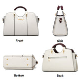 Women Zipper PU Shoulder Bag