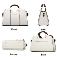 Women Zipper PU Shoulder Bag